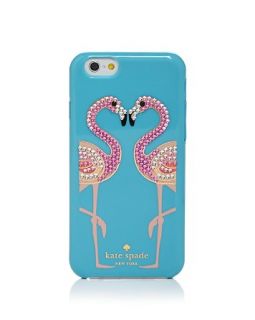 kate spade new york iPhone 6 Case   Resin Embellished Flamingos