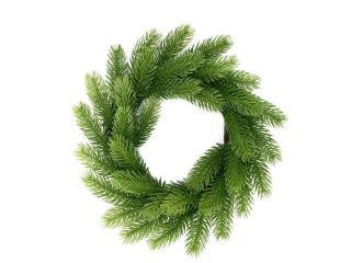 12" Two Tone Mini Frasier Fir Artificial Christmas Wreath   Unlit 