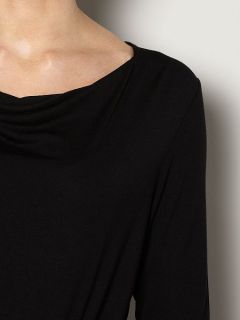 The Department Cowl neck jersey top 3/4 sleeve