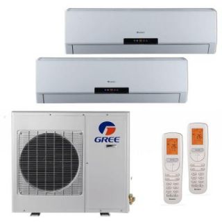 GREE Multi 21 Zone 18,000 BTU 1.5 Ton Ductless Mini Split Air Conditioner with Heat, Inverter, Remote   208 230 Volt/60Hz MULTI18HP201