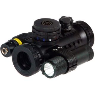 BSA 20mm Stealth Tactical Illuminated with Red, Green, Blue Dots Light and Laser