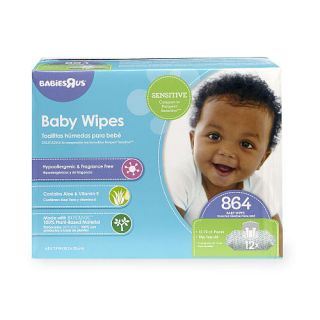 Babies R Us Sensitive Baby Wipes   864 Count    Babies R Us