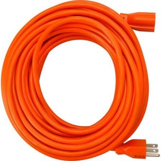 Coleman Cable 02308 Extension Cord Vinyl Outdoor Hand Tools 50 Feet ;Orange