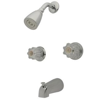 Kingston Brass KB141 Polished Chrome Tub And Shower Faucet