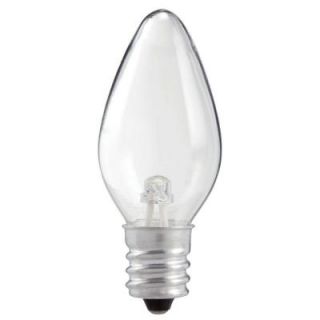 Philips 0.6 Watt C7 Night Light Replacement LED Light Bulb (2 Pack) 421818