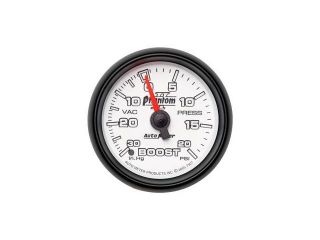 Auto Meter Phantom II Mechanical Boost/Vacuum Gauge