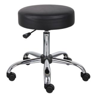 Boss Office Products Height Adjustable Doctors Stool with Dual Wheel