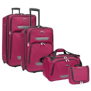 Traveler Westport 4 Piece Luggage Set, Plum   Home   Luggage