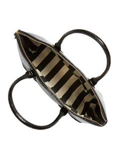Vivienne Westwood Frilly Snake large black tote bag