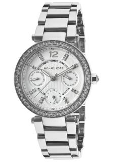 Women's Mini Parker Stainless Steel Silver Tone Dial Crystal Accent