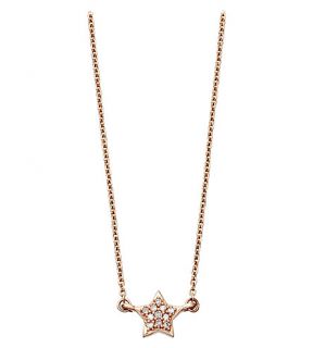 ASTLEY CLARKE   A Little Light 14ct rose gold diamond pendant necklace