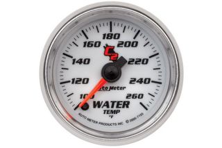 AutoMeter 7155   Range 100°   260° F, full sweep/electric Water Temperature   2 1/16" Temperature   Gauges