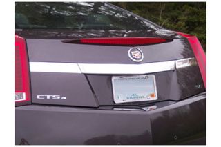 2010, 2011, 2012 Cadillac CTS Chrome Kits & Packages   ProZ LB50254   ProZ Chrome License Plate Trim