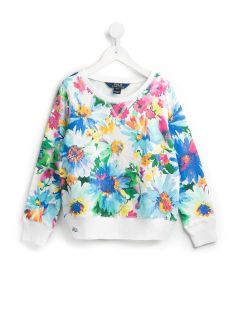 Ralph Lauren Kids Floral Print Sweatshirt   A Me Mi
