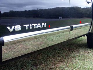 2004 2014 Nissan Titan Chrome Rocker Panels & Side Molding   ProZ TH24522   ProZ Rocker Panel Trim
