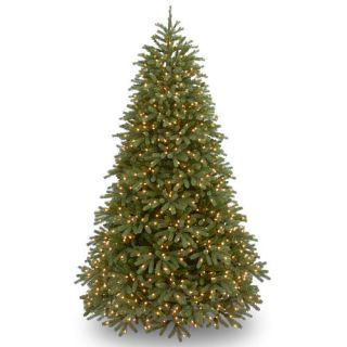 9' "Feel Real" Jersey Frasier Fir Medium Hinged Tree with 1500 Clear Lights    National Tree Company