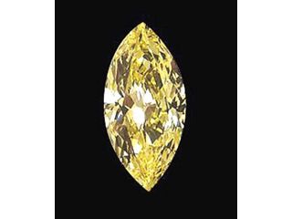 Marquise fancy yellow canary diamond 2.50 carat loose