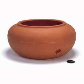 Akro Mils Garden Hose Pot   Terra Cotta Plastic RZGH210E3