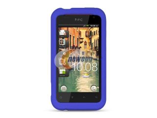 HTC Rhyme/Bliss Blue Silicone Skin Case 