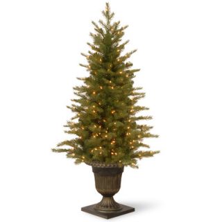 Nordic 4 Green Spruce Artificial Christmas Tree with 100 Clear Lights