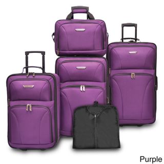 Travelers Choice Versatile 5 piece Luggage Set   Shopping