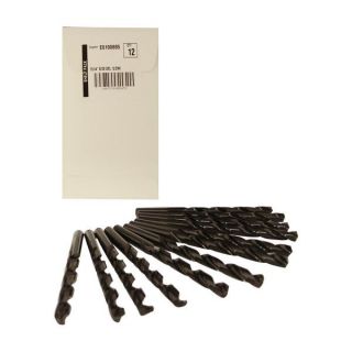 Disston Tool BLU MOL 15/64 inch Black Oxide Drill Bits (Pack of 12)