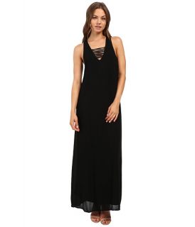 Brigitte Bailey Merrigan Maxi Dress With Strap Detail Black, Black
