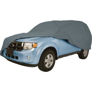 Classic Accessories OverDrive PolyPro 1 Truck/SUV Cover — Fits Crew Cab Pickups with Canopy Cover, 231in.L–262in.L, Model# 10-021-261001-00  Vehicle Covers