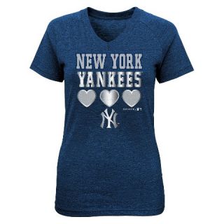 New York Yankees Girls Raglan Shirt Multicolor
