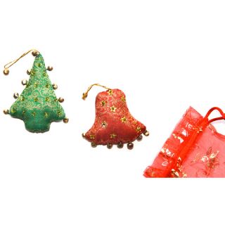 Set of 2 Handmade Christmas Ornaments (India)   17856920  