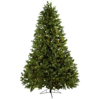 Nearly Natural Nearly Natural 7.5' Green Royal Grand Artificial Christmas Tree with 800 Clear Lights with Stand