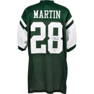 NFL &#045; Curtis Martin Autographed Jersey  Details New York Jets, Green, Reebok