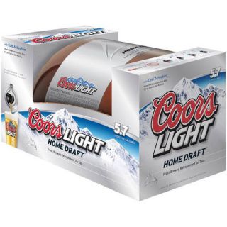 Coors Light Home Draft Beer, 5.7 l