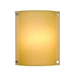 LBL Lighting PW6026AM2182HEW Stingray Venus 18W 277V 2 Light Outdoor Wall Sconce in Satin Nickel with Amber Shade
