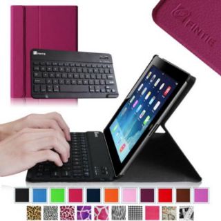 Apple iPad 4, iPad 3 & iPad 2 Keyboard Case   Fintie SmartShell Stand Cover with Detachable Bluetooth Keyboard, Purple