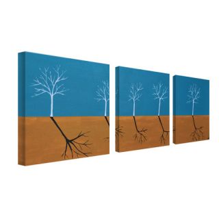 The March by Nicole Dietz 3 Piece Painting Print Panel Art Set