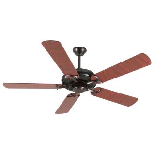Craftmade K10855 Civic Ceiling Fan in Oiled Bronze with 52 Plus Series Rosewood Blades   blades Included