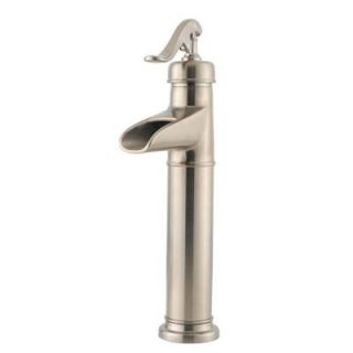 Pfister Ashfield Single Hole Single Handle Vessel Bathroom Faucet in Brushed Nickel LG40 YP0K