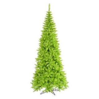 Vickerman 28244   7.5' x 40" Lime Slim Fir 500 Lime Lights Christmas Tree (K122576)