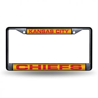 Laser Engraved Black License Plate   Kansas City Chiefs   7574760