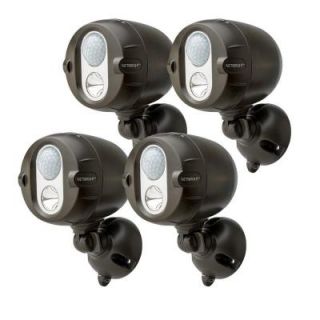 Mr Beams Networked Wireless Motion Sensing LED Outdoor Spot Light System with NetBright Technology, 200 Lumens (4 Pack) MBN354