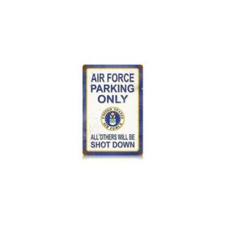 Past Time Signs V561 Air Force Parking Allied Military Vintage Metal Sign