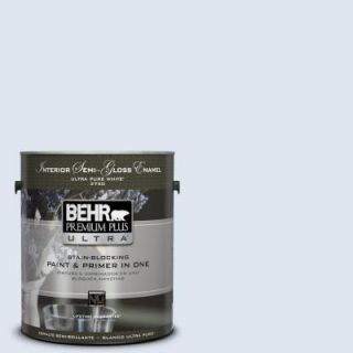 BEHR Premium Plus Ultra 1 gal. #580C 1 Diamond Light Semi Gloss Enamel Interior Paint 375001