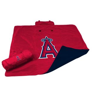 MLB Los Angeles Angels All Weather Fleece Blanket by Logo Chairs