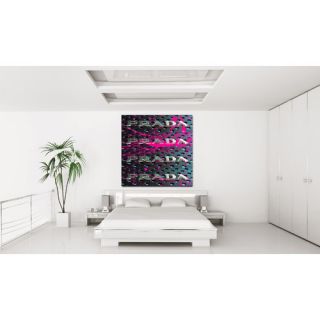 Kissed in Chrome Graphic Art on Canvas by Fluorescent Palace