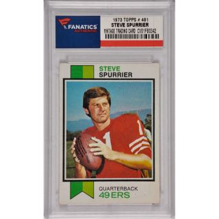 Steve Spurrier San Francisco 49ers 1973 Topps #481 Card