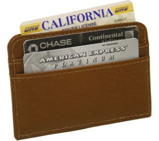 Piel Leather Slim Business Card Case 2848   Saddle