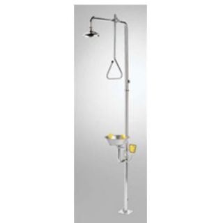 Speakman SE 625 SS Safe T Zone Stainless Steel Combination Shower with SE 490 Eye Face Wash and Drench Shower