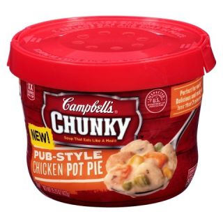 Campbells Chunky Pub Style Chicken Pot Pie Soup Bowl 15.25 oz