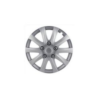 Pilot/Bully WH526 15S BX Wheel Cover 15" 10 Spokes Silver ABS Plastic Set Of 4